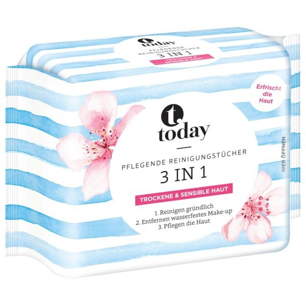 today Cleansing Wipes 3in1 25pcs