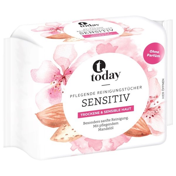 today Cleansing Wipes Sensitive 25pcs