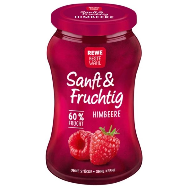 Rewe Best Choice Soft & Fruity Raspberry 60% 270g
