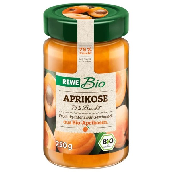 REWE Organic Apricot Fruit Spread 250g