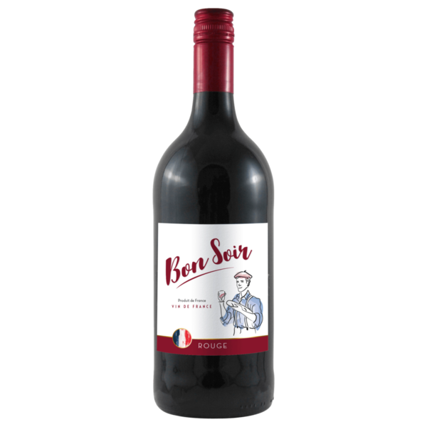 BON SOIR, dry Red wine, 12,5 % vol