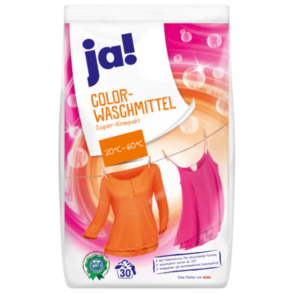 JA! Color detergent - 2.02kg - 30 washloads