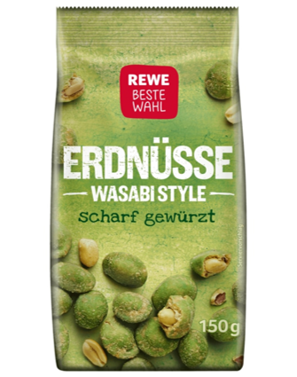 REWE Best Choice Wasabi Peanuts 150g