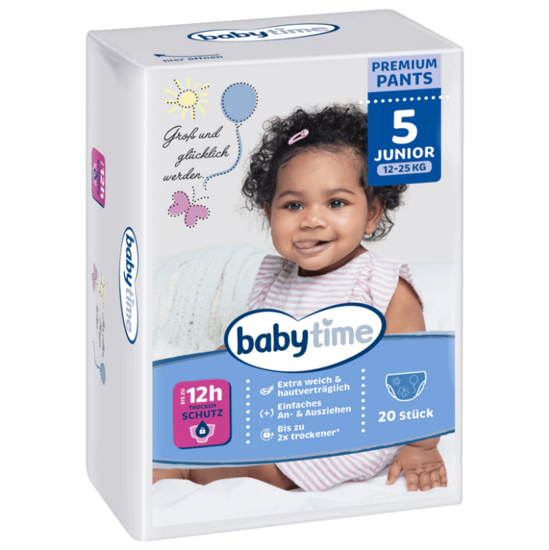 Babytime Premium Pants Size 5 / 12-25kg / 32pcs