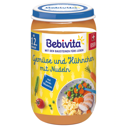 Bebivita Vegetables & Chicken with noodles 250g